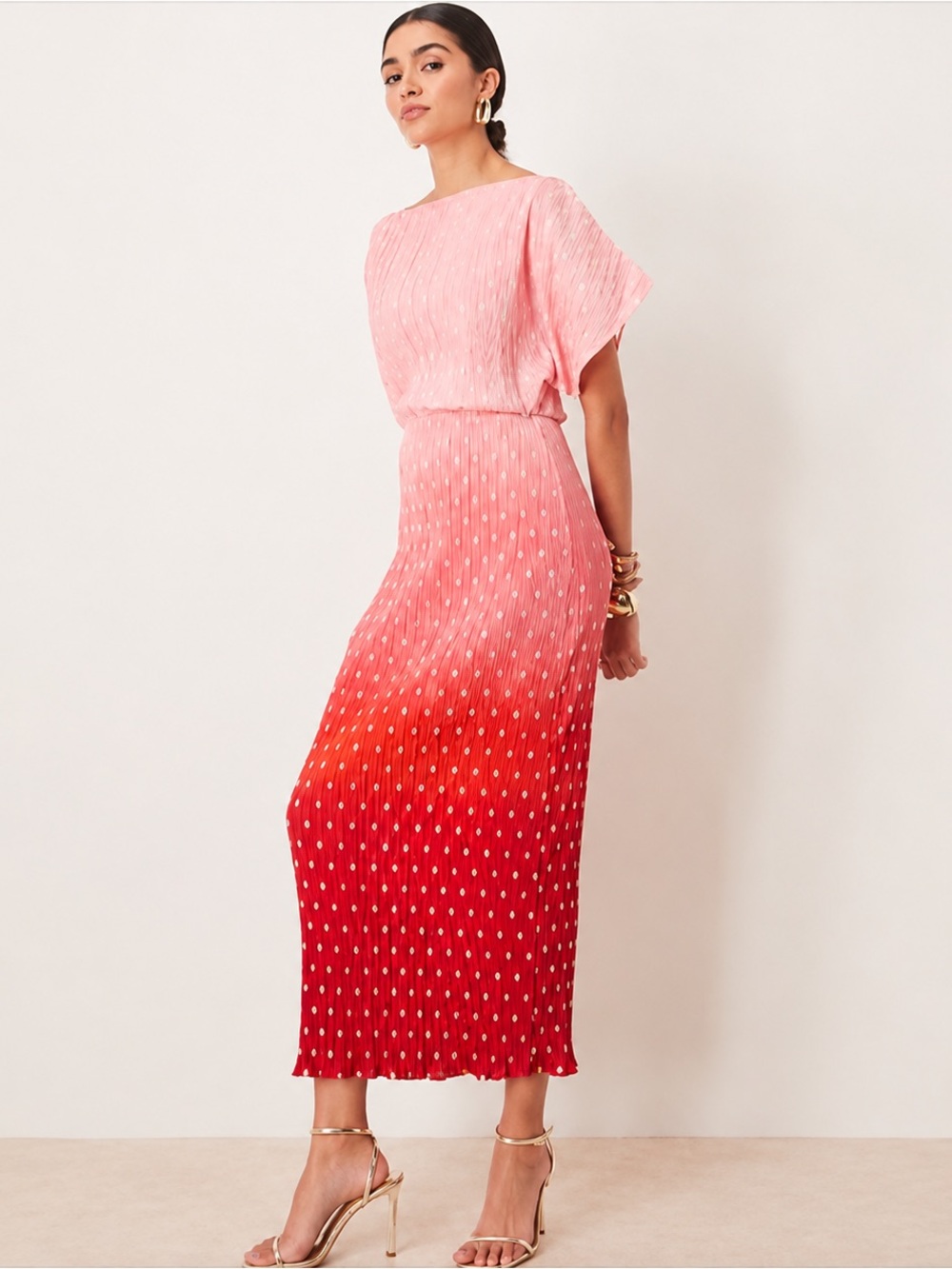 Never Fully Dressed Pink Ombré Tilly Dress NWT